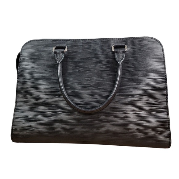 Louis Vuitton Epi Vaneau MM 2Way Black Business Bag Ladies Work Bag AR4146 - Picture 3 of 16